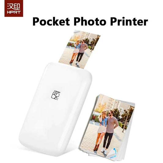 Portable Mini Mobile Pocket Printer 2x3 Inch Print Maker Sticky-Backed Photo Paper Bluetooth printer!!!